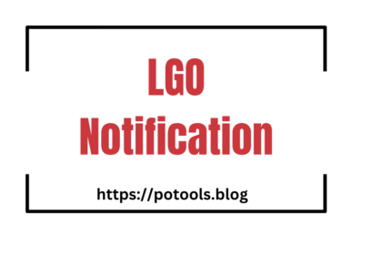 LGO Notification of Maharashtra Circle